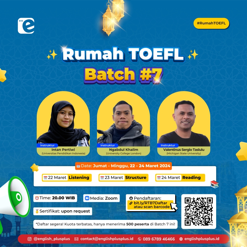 Rumah TOEFL Batch 7